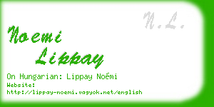 noemi lippay business card